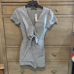 Abercrombie & Fitch gingham romper